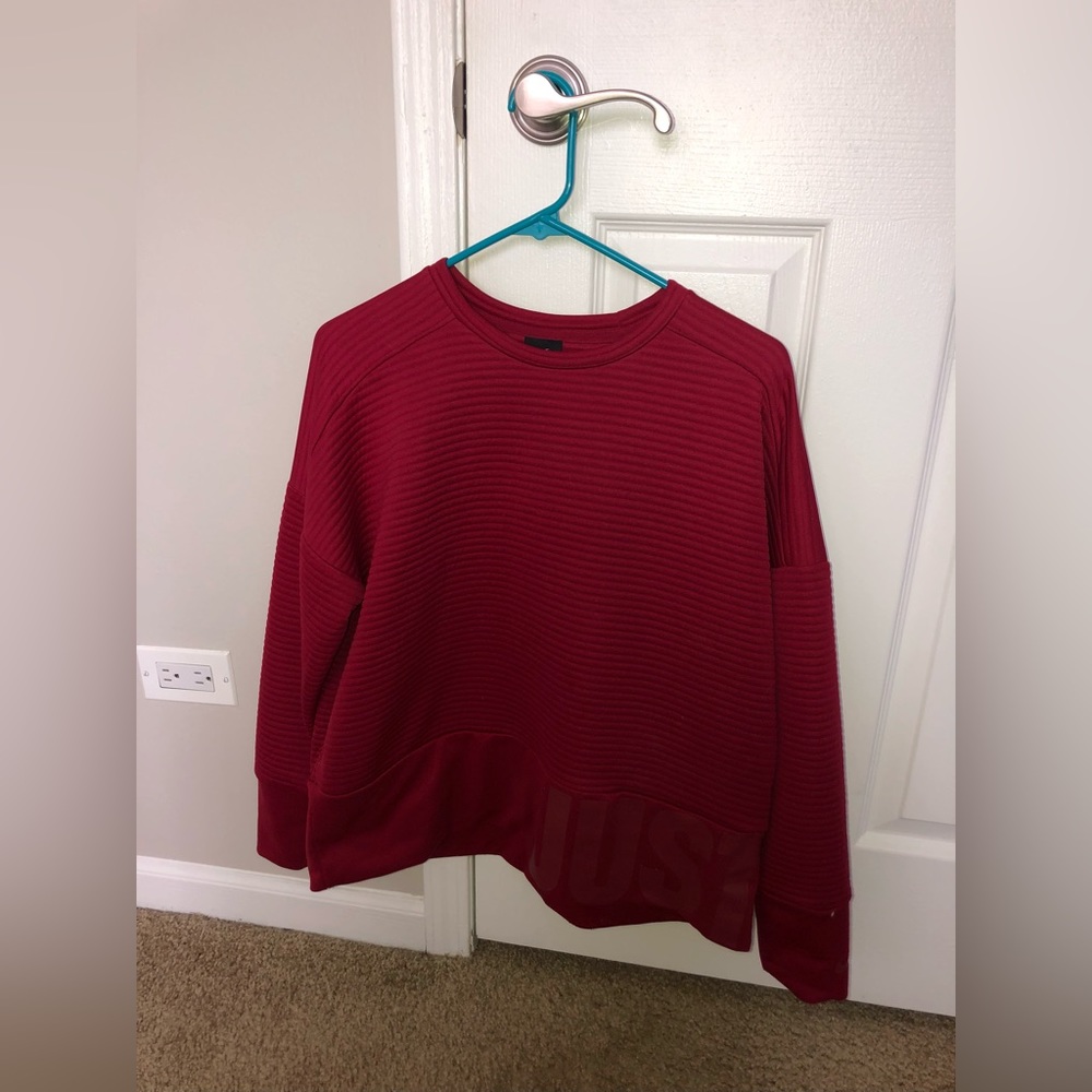 Nike Red Dri-Fit Long Sleeve Top